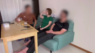 「初複数プレイ」彼の後輩君が食事に来てノーブラで対応したら後輩君とエッチな流れに❤寝取られちゃった❤爆笑も「前編です」 NTR/日本人/熟女/巨乳/パイパン/無修正/潮吹き/変態/中出し/人妻/浮気